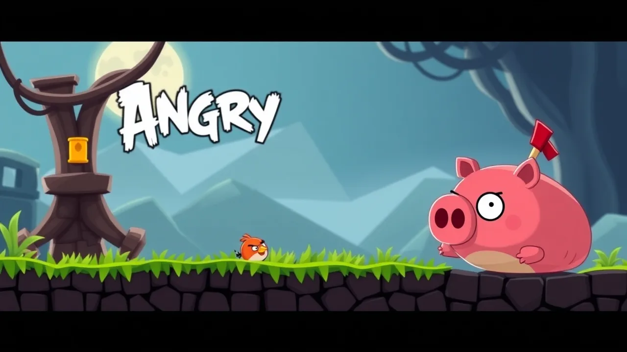 Unlocking the Fun: Puzzle Adventures with Angry Bird vs Pig image