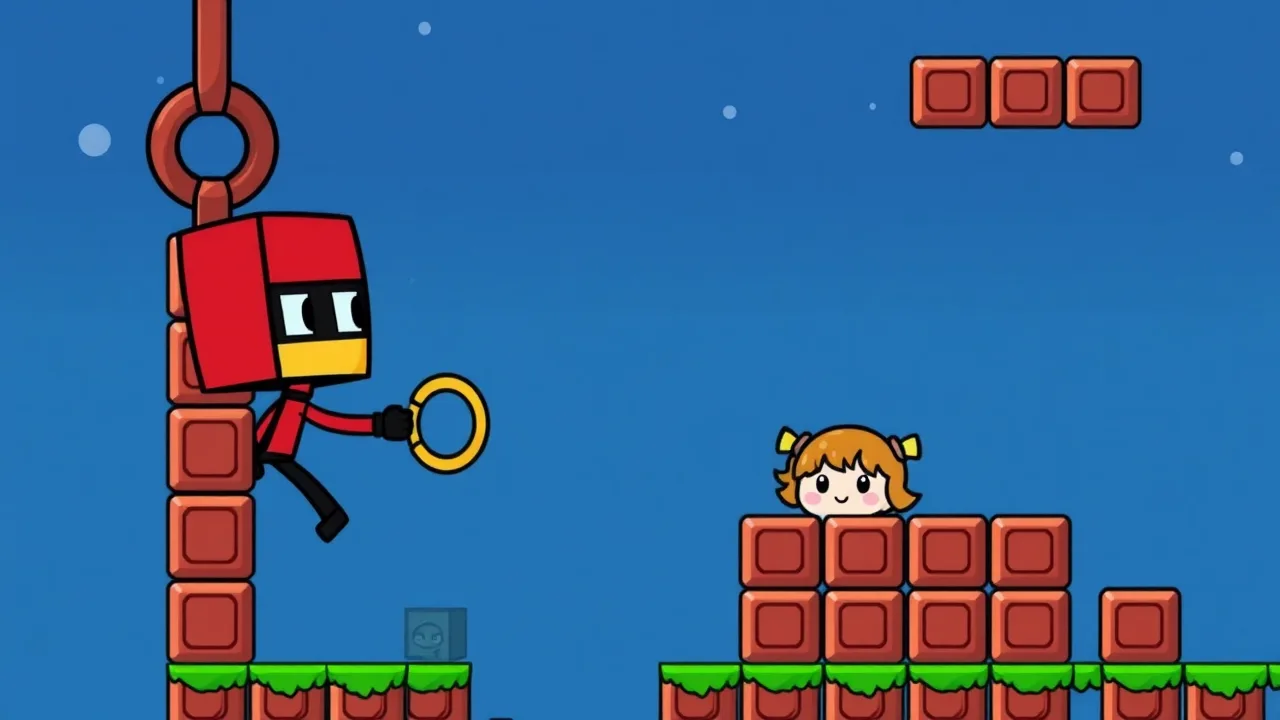 Blockman Hook: Cute Girls' Escape Challenge image