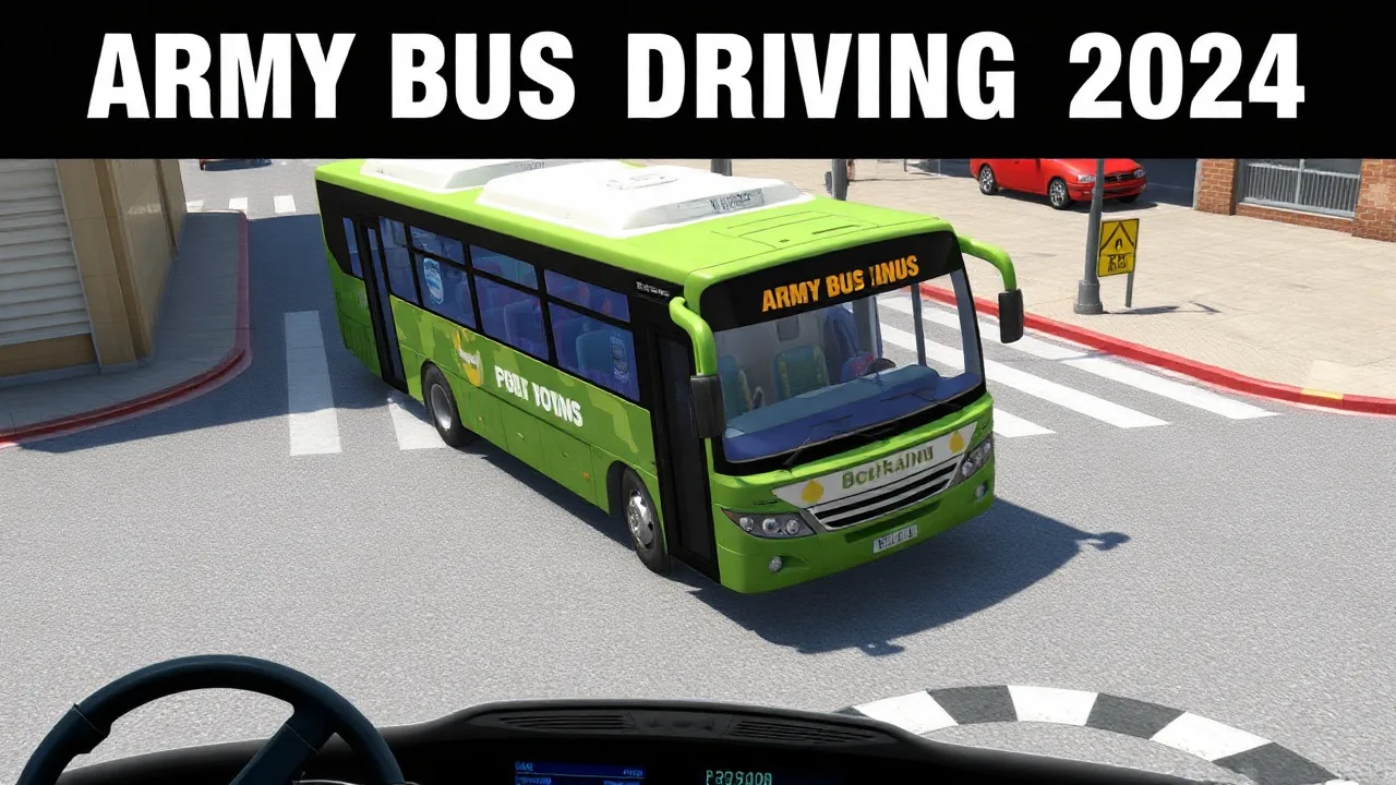 Army Bus Driving 2024: Fun for Kids Everywhere image