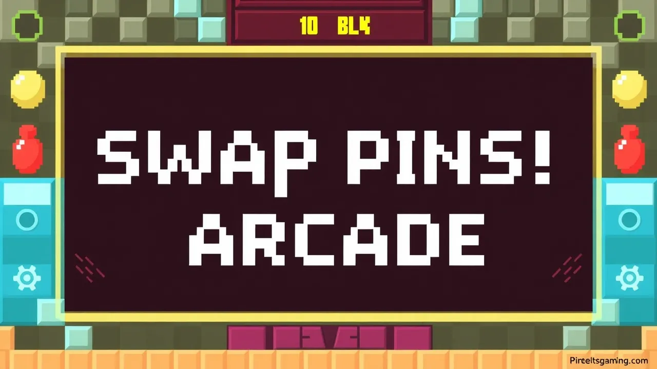 Pixel Perfection in Swap Pins! Arcade image