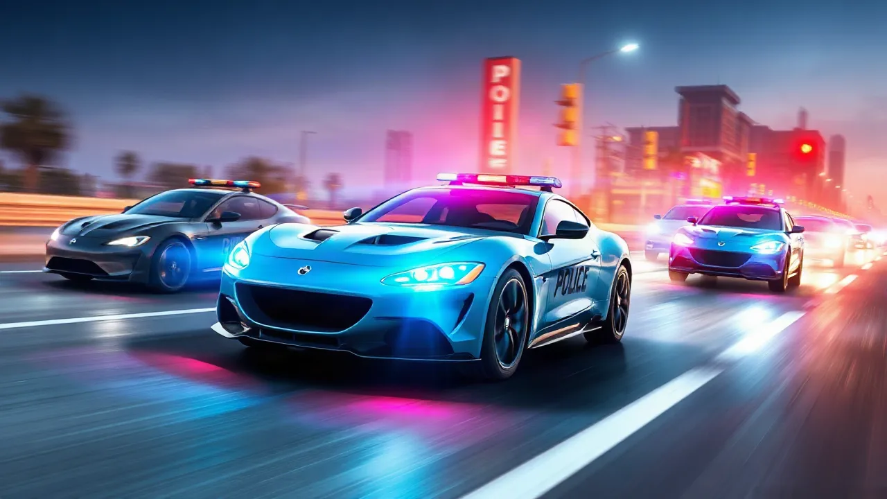 The Thrill of High-Speed Police Chases in a Top Sports Game image