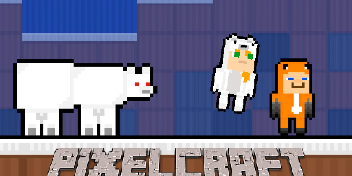 Girls Unleash Fun in PixelCraft Animal School image