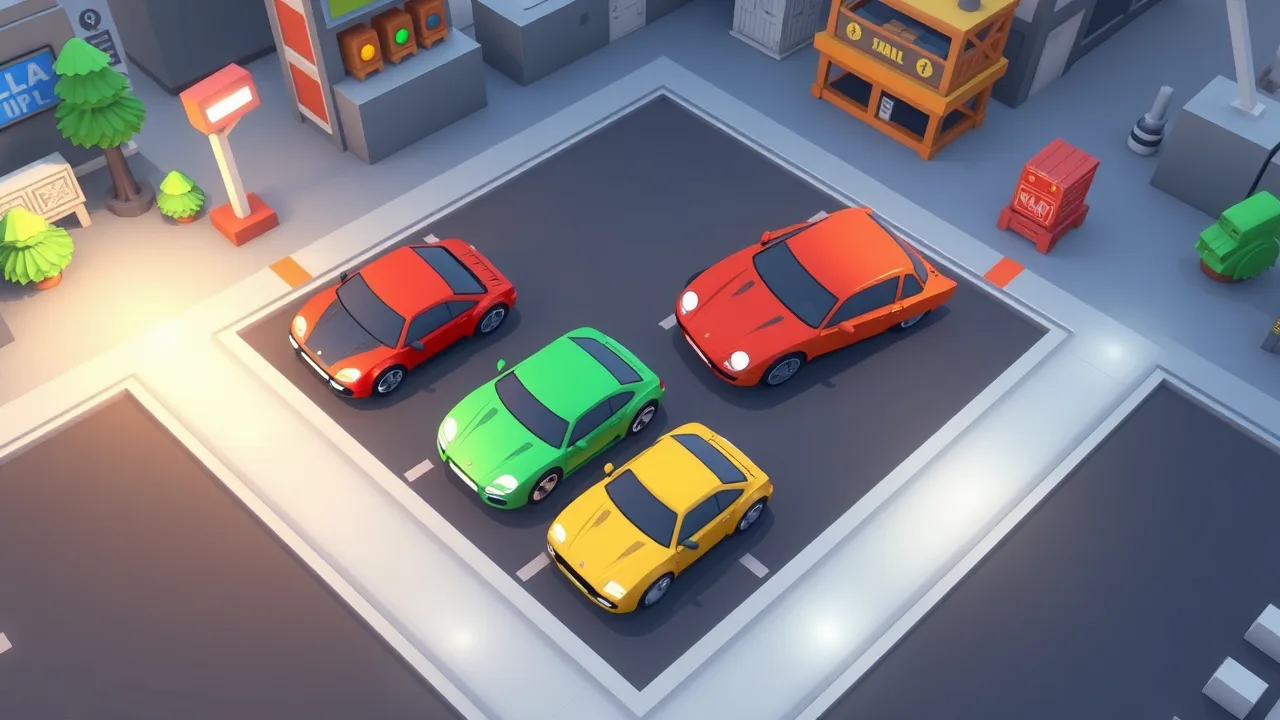 Desplace los coches para la victoria en este desafiante juego de acción para 2 jugadores image