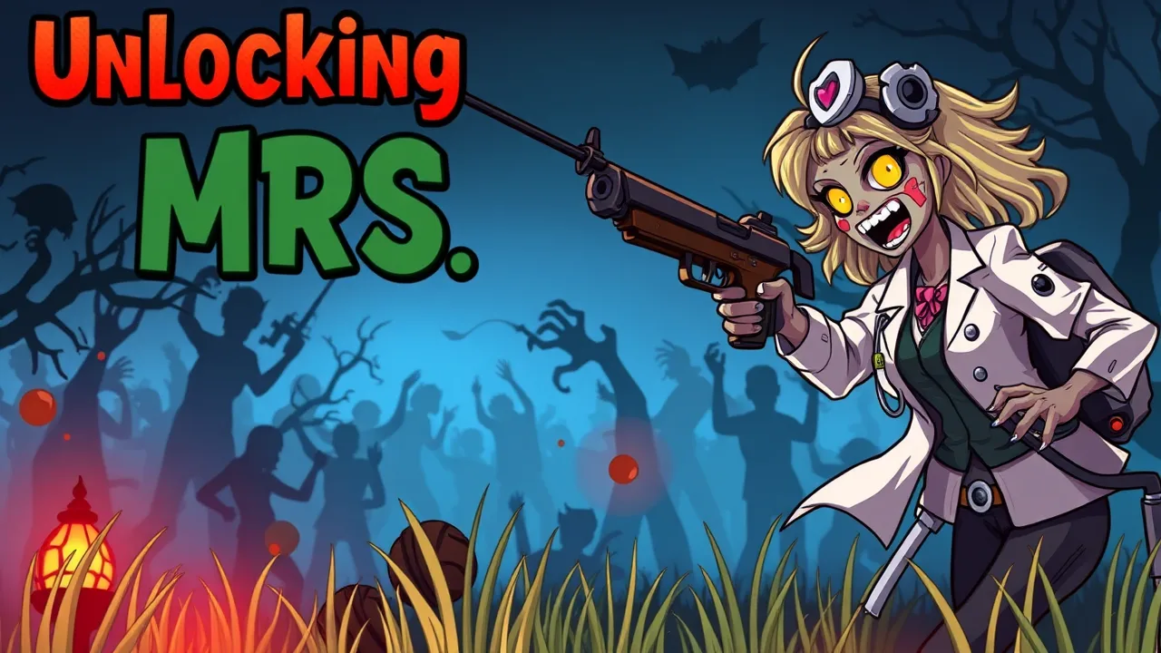 Unlocking Mrs. Zombie: A Zombie-Themed Shooting Game image