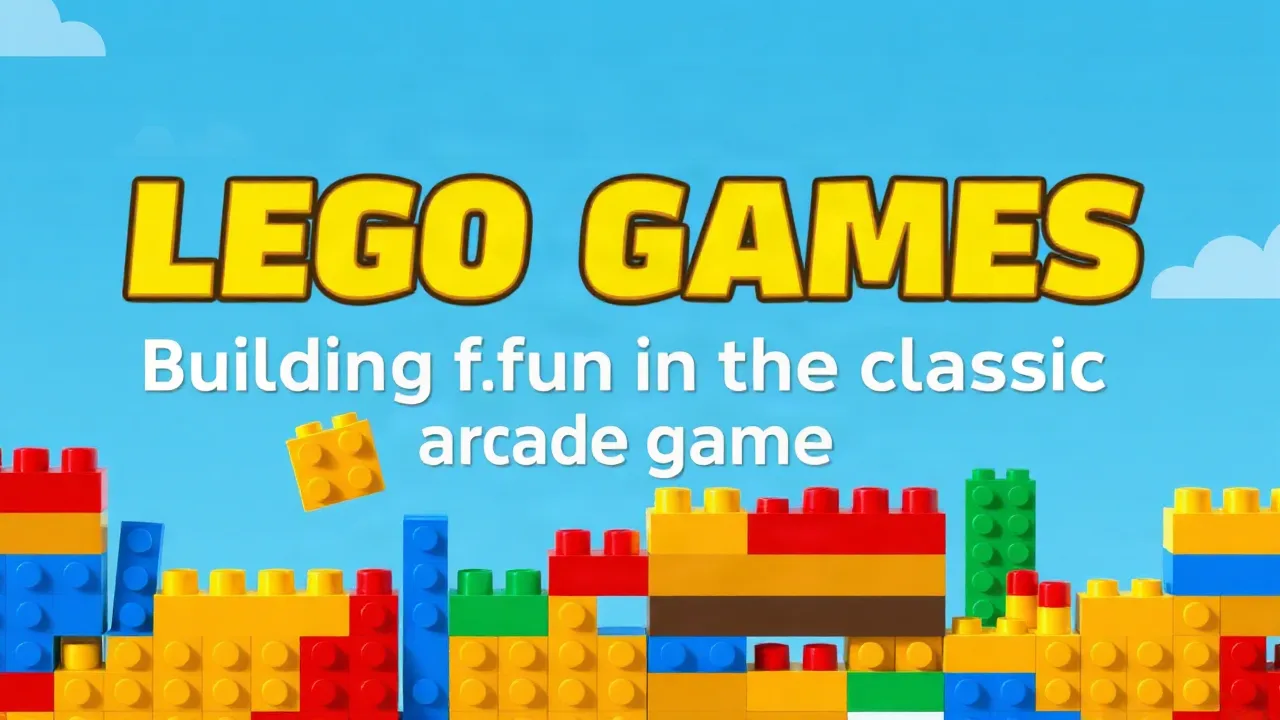 Building Fun in the Classic Arcade Game Lego image