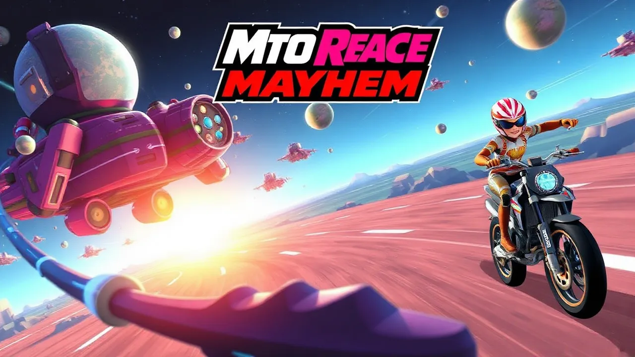 Moto SkyRace Mayhem: Girl Power in the Cosmos image