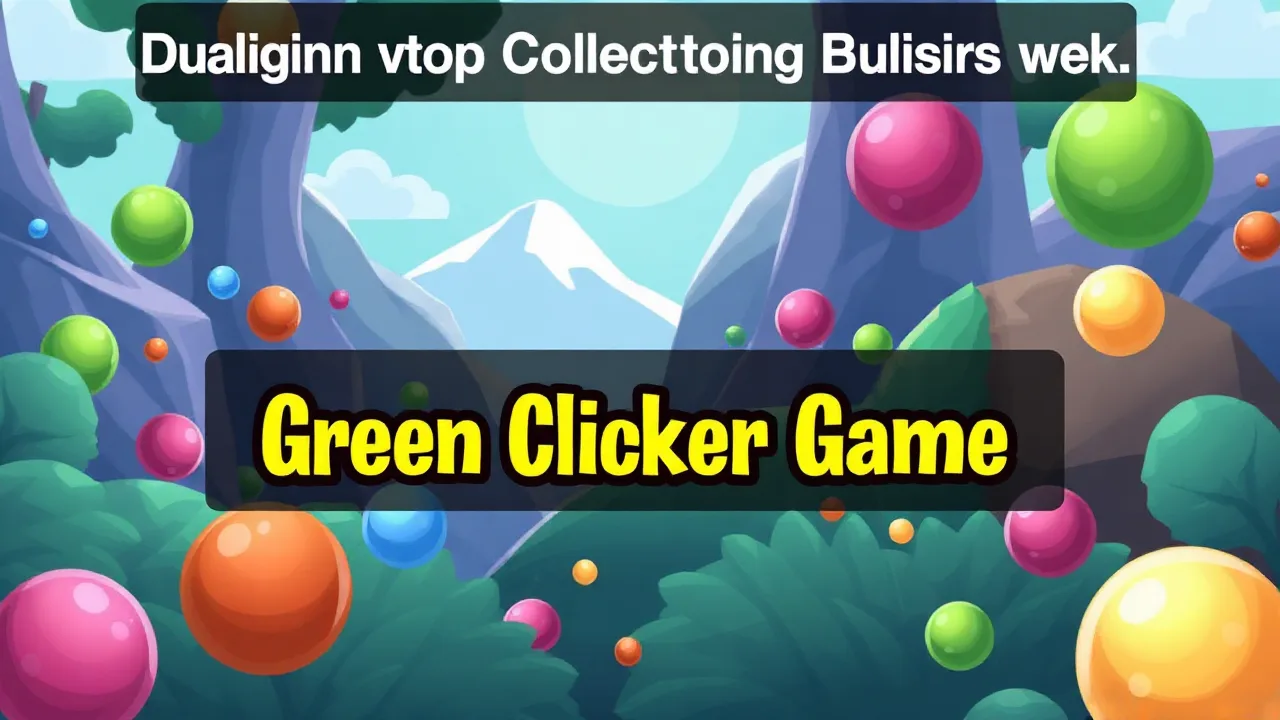 Desafiar sus habilidades de recogida con el juego de clic verde image