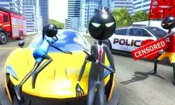 Amazing Crime Strange Stickman Rope Vice Vegas image