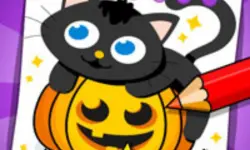 Halloween Coloring Art Games image