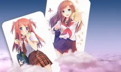 Anime Girl Card Match image