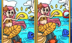 Mermaids: Spot The Differences image