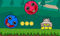 Blue and Red Ball image