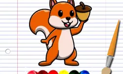 Squirrel Coloring Adventure image