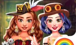 Princess Girls Steampunk Rivalry image