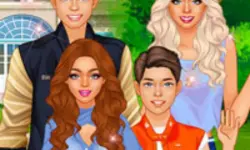 Superstar Family Dress Up Game image