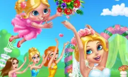 Flower Girl Wedding Day image