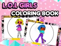 L.O.L OMG Girls Coloring Book image