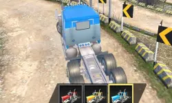 Road Train Truck Driving image