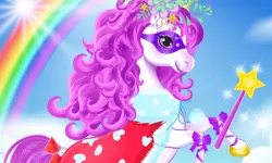 Baby unicorn dress up image