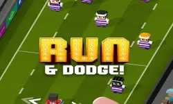 Blocky road runner game image