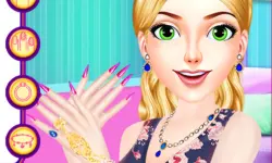 Beautiful Starry Sky Nail 2 image