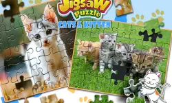 Jigsaw Puzzle Cats & Kitten image