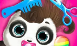 Panda Baby Bear Care Game image