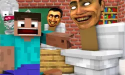 image bg Minecraft Skibidi Toilet