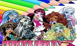 Coloring Book for Monster High image