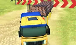 Modern OffRoad Uphill Truck Driving image