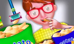 Potato Chips Food Factory Game image