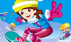 Snowboarder Girl image