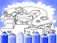 image bg Axolotl Minecraft Coloring Pages