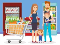 Happy Shopping Jigsaw image