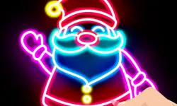 Draw Glow Christmas image