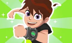 Ben 10 Hill Car Racing Alien Boy image