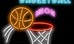 Swipe Basketball Neon image