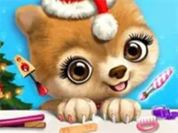 Christmas Animal Makeover Salon - Cute Pets image