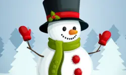 Jumping Snowman Online Game image