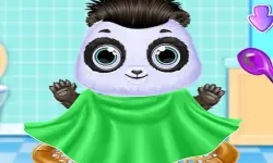 Panda Baby Dress up image