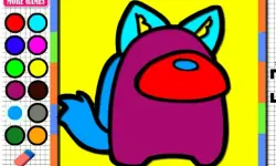 Among Us Coloring Fun image