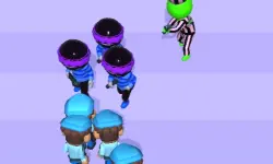 Police Clash 3D image