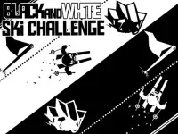 Black & white ski challenge image