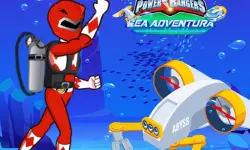 Save Power Rangers From Ocean Zombies - Pin Pull image
