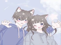 Cute Anime Couple image