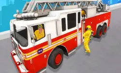 City Rescue Fire Truck Games image