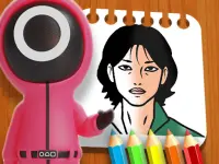Squid Game Coloring Book image