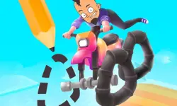 Scribble racing image