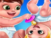 Baby Twins Caring Day image