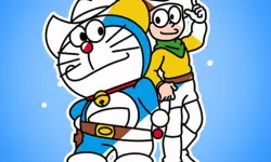 Doraemon Coloring Book image